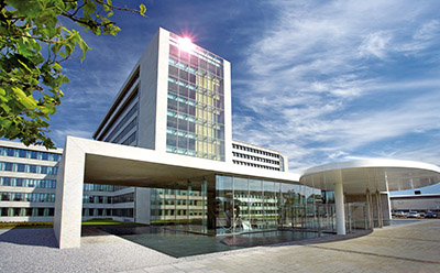 The Danfoss headquarters in Nordborg, Denmark